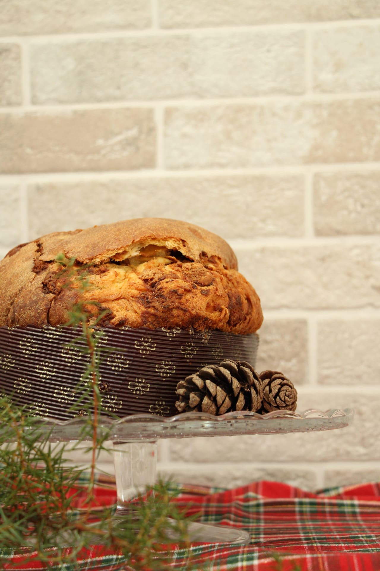Panettone artigianale con frutta candita in confezione regalo